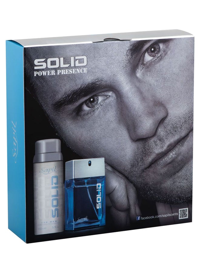 sapil Solid Gift Set Solid EDT (100 ml), Solid Deodorant (150 ml) image 3