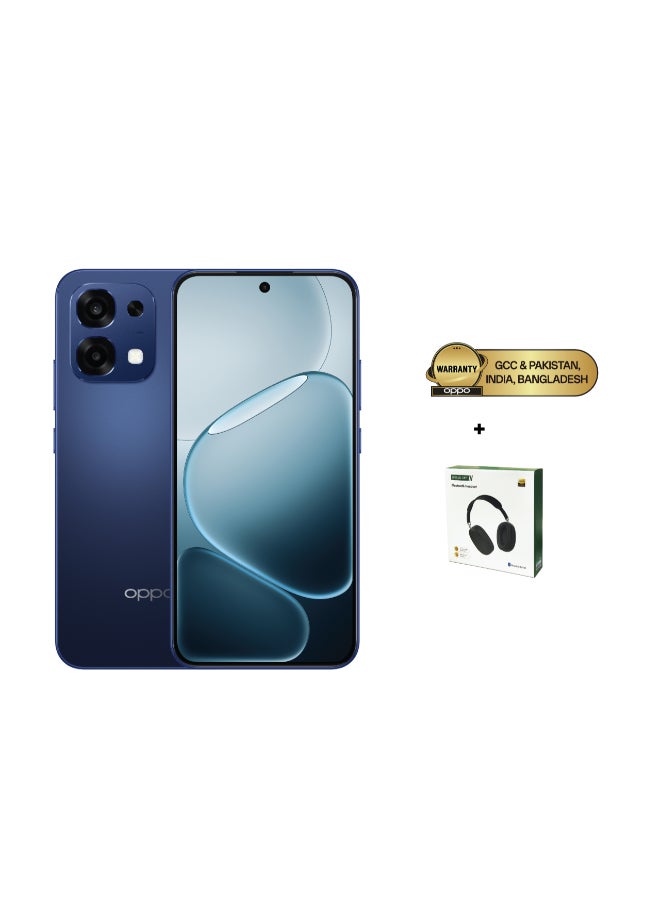 A6 Pro AI Phone 5G Dual SIM Stellar Blue 8GB RAM 256GB + Headphone - Middle East Version