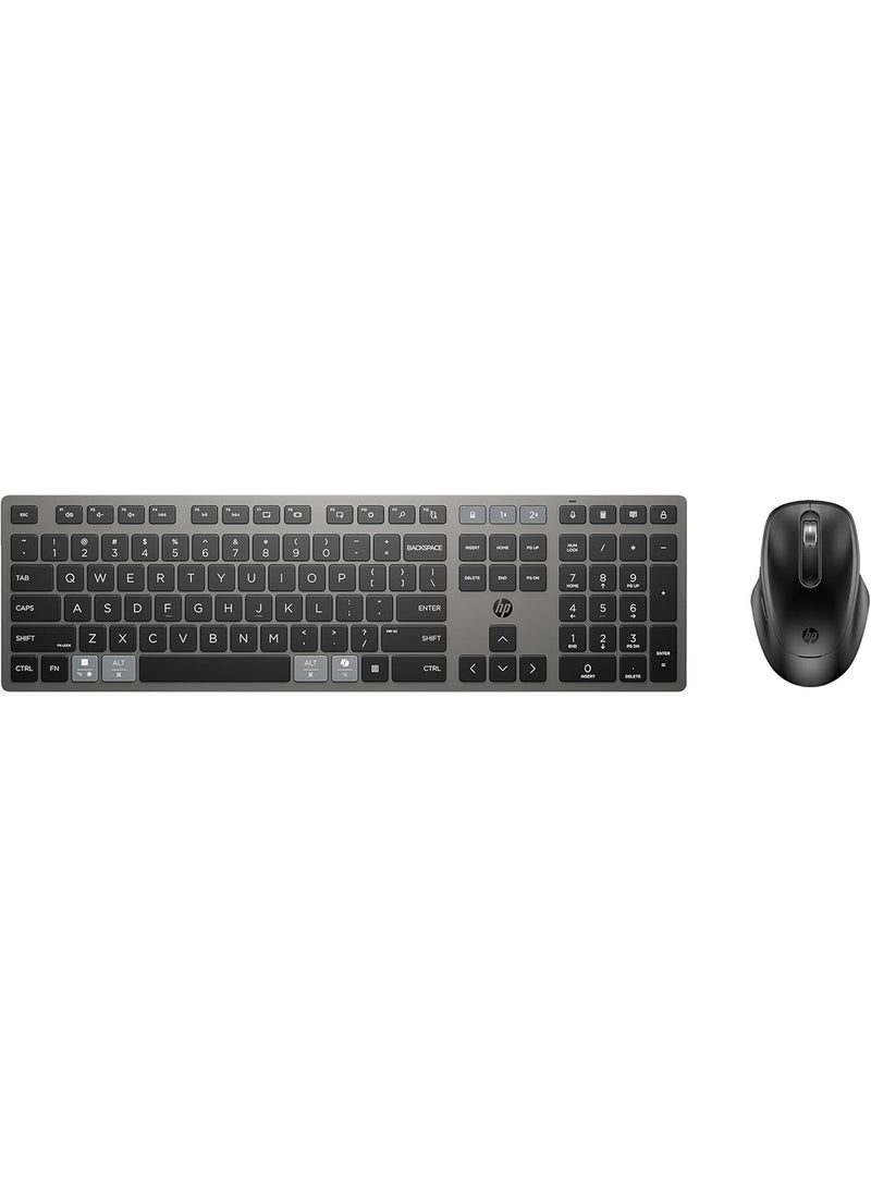 720 Multi Device Rechargeable Wireless Keyboard And Mouse Combo 9t5a9aa Nightfall Nightfall black image 1