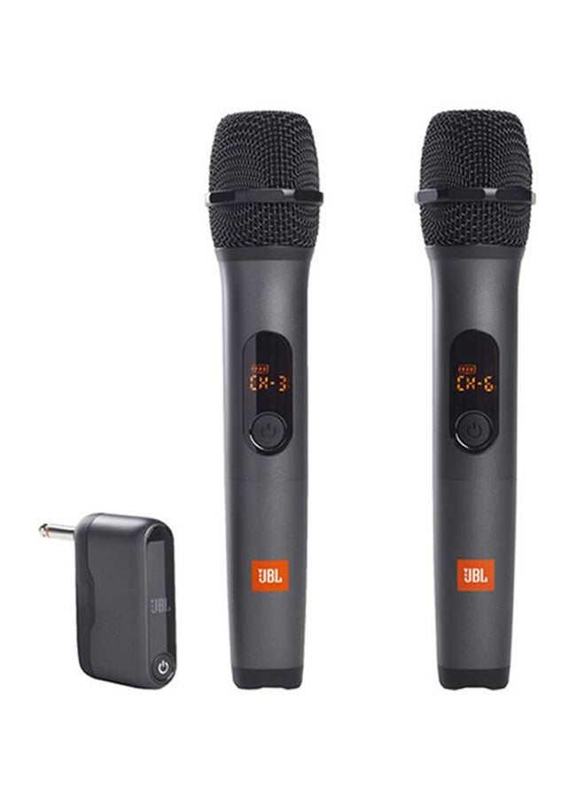 Wireless Microphone Set JBLWIRELESSMIC-D / JBLWIRELESSMICAS2 Black image 1