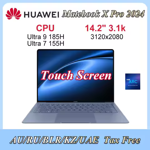 2024 HUAWEI MateBook X Pro Laptop Inter Core Ultra9 185H/Ultra7 155H 32/16GB 2/1TB Netbook 14.2inch 3.1k Touchscreen 120Hz OLED image 1