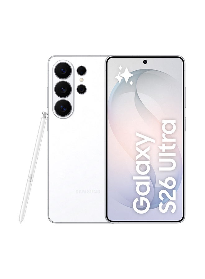 Galaxy S26 Ultra Dual SIM White 12GB RAM 512GB 5G - Middle East Version image 1