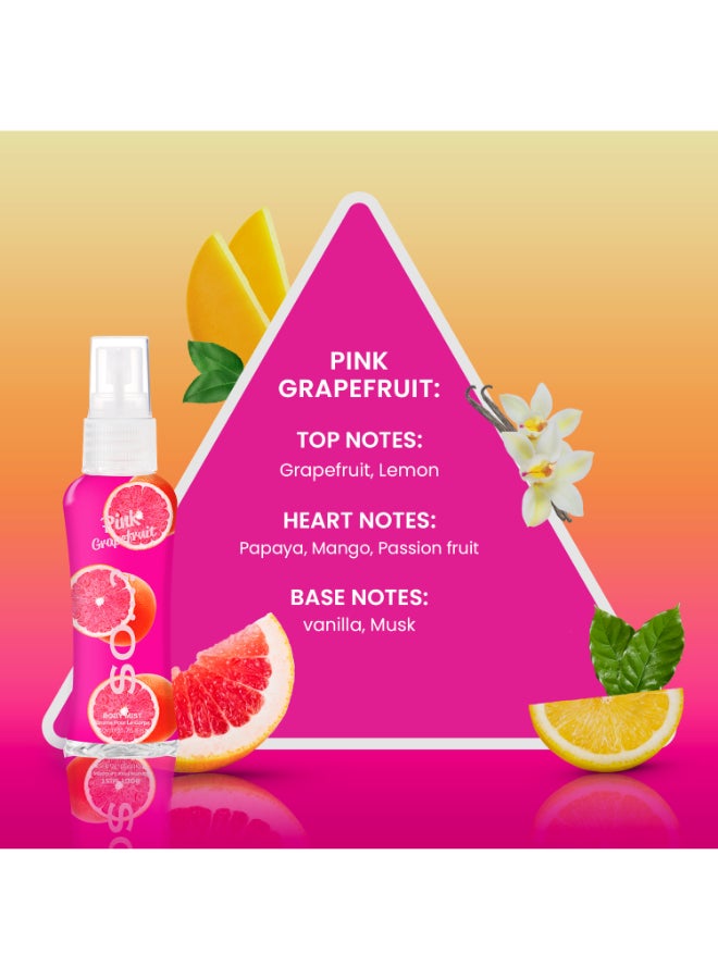 So..? Body Mist By Womens Mini Mist Body Mist Gift Set, With Pink Grapefruit, Vanilla, Candy Floss & Sweet Pea, Fragrance Spray Set (4X50Ml). image 3