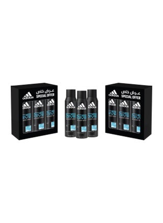 Adidas Ice Dive Deodorant Body Spray Set 150ml image 5