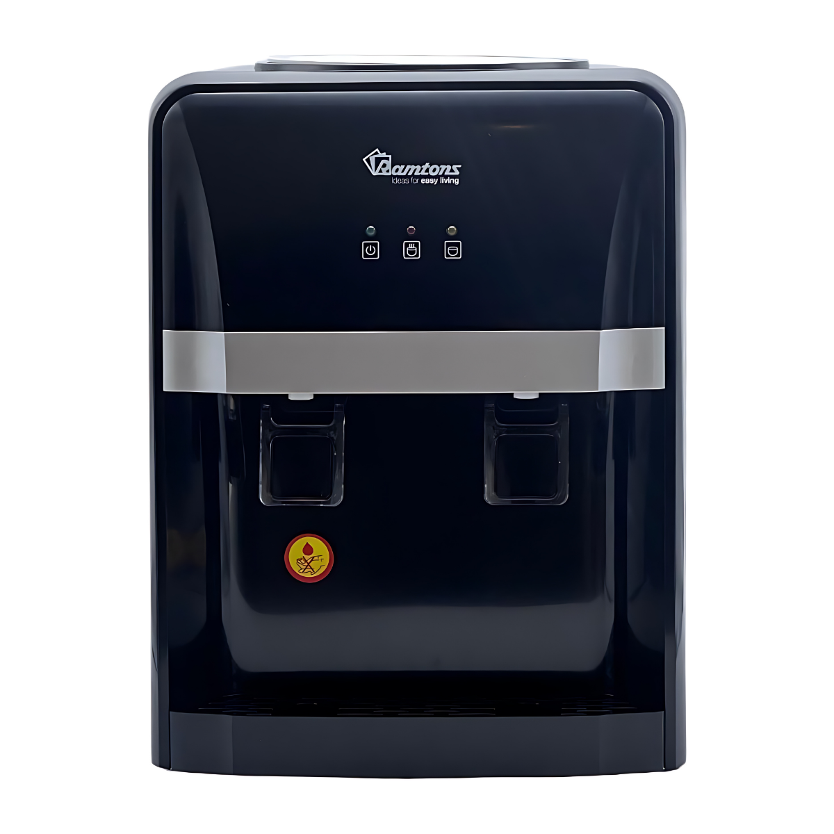 HOT & NORMAL TABLE TOP BLACK DISPENSER - RM/776