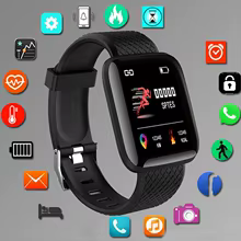 Smartwatch Men Women Wristwatches Smart Watch Message Fitness Monitor Bracelet Birthday Gift Electronic Clock For Android IOS image 1