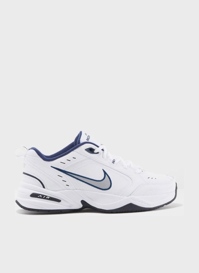 Air Monarch IV Casual Trainers White/Navy image 1