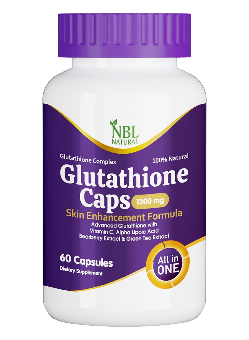 Advanced Glutathione Complex With Vitamin C, Skin Whitening 60 Capsules