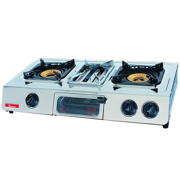 GAS COOKER 2 BURNER STAINLESS STEEL- RG/504