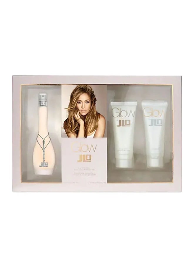 jennifer lopez Glow 3 Piece Gift Set For Women EDT With Shower Gel And Body Lotion 250ml image 2