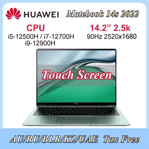 HUAWEI MateBook 14s 14.2-Inch Laptop i5-12500H/i7-12700H 16GB 512GB/1TB SSD Netbook 90Hz Touch Screen Iris Xe Notebook PC image 1