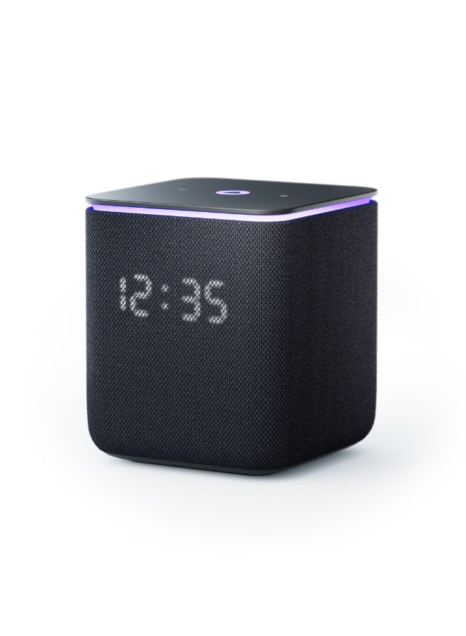 Yango Yasmina Midi | Smart AI Speaker | Premium Sound, Deep Bass & Stereo Pairing | Speaks English, Arabic | YangoPlay gift unlimited Movies, Series, Music, Quran | Kids teacher & Translator | Black Black image 1