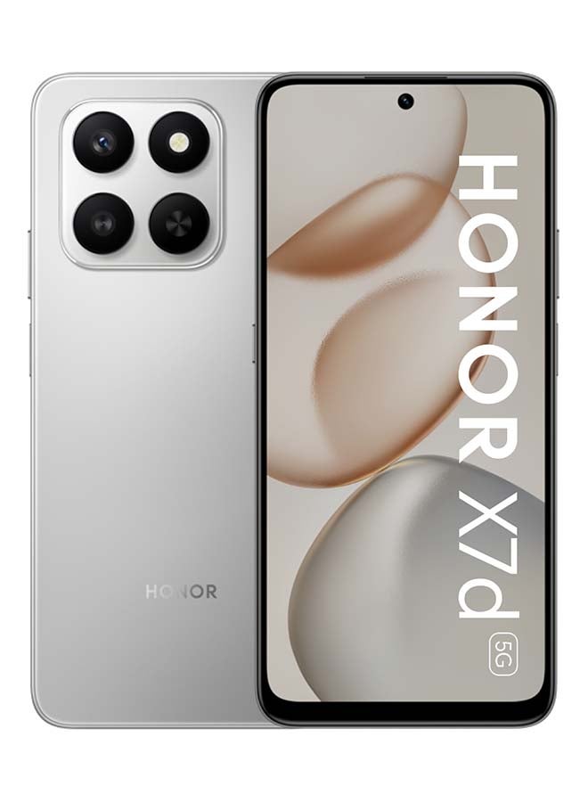 X7d Dual SIM 6GB RAM 128B 5G Meteor Silver - Middle East Version image 1