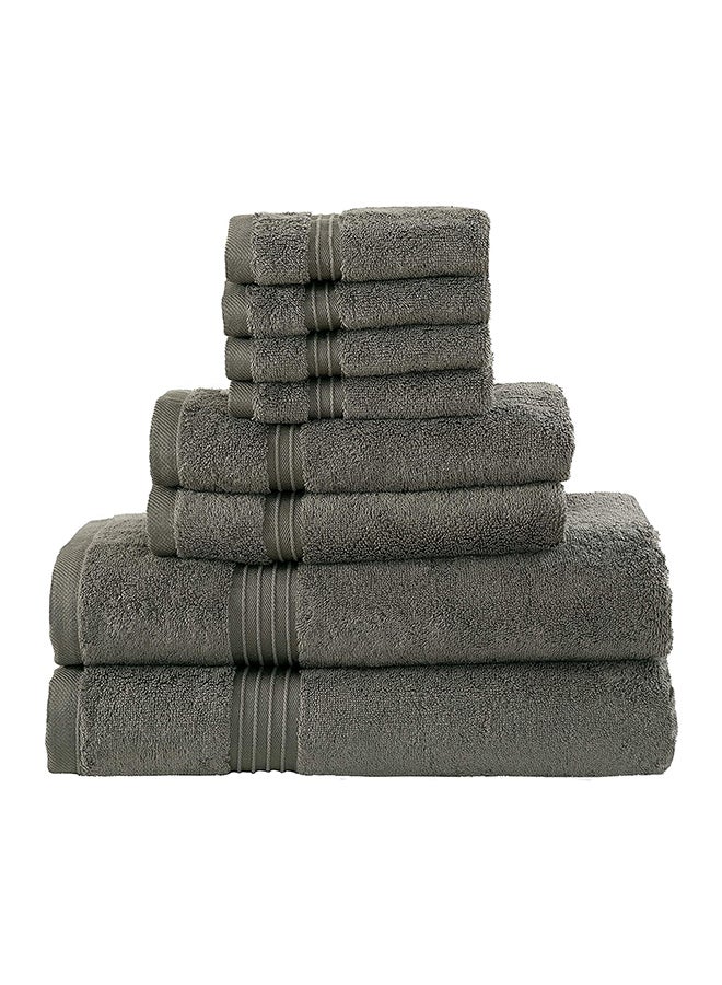 Bliss Casa 8-Piece Towel Set, 100% Combed Cotton 550 GSM Superior Quality, Quick Dry Highly Absorbent Thick Bathroom Soft Hotel Towels for Bath And Sp