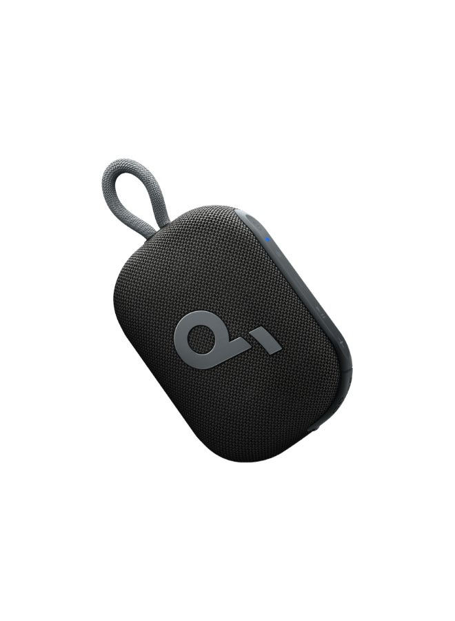 Select 4 Go Ultra Portable Bluetooth Speaker by Anker, 20H Playtime, IP67 Waterproof and Dustproof, Floatable, Customisable Pro EQ, Wireless Stereo Pairing, Ideal for Home, Outdoors, Hiking Black image 1