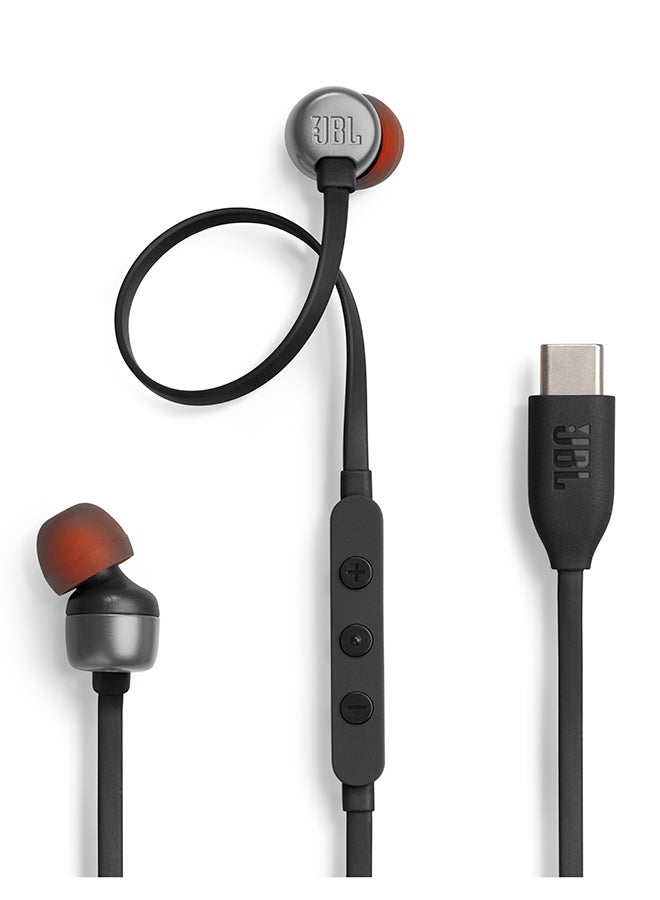Tune 310C USB-C Wired Hi-Res In-Ear Headphones Black image 1