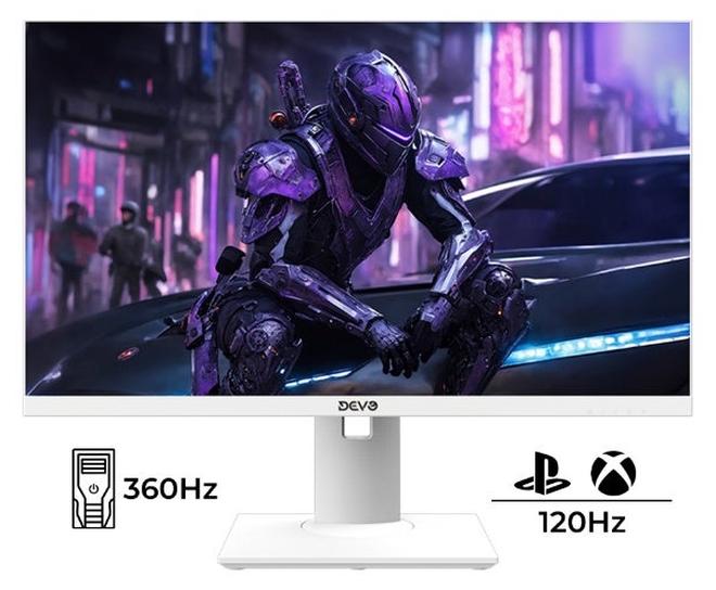 Devo Gaming monitor - DFI27360 - 27" Ultra-Fast IPS FHD 360Hz 0.3ms - White image 1