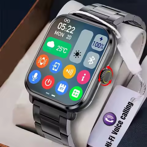Smart Watch For Android IOS Watches 1.83inch HD Display Bluetooth Call Message Alert Music Sports Mode Smartwatch Men Women Gift image 1