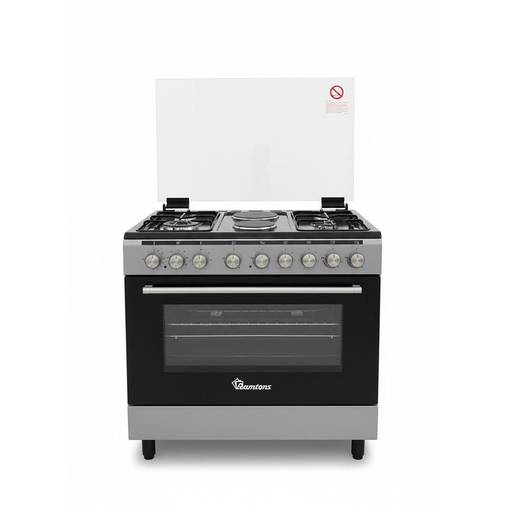 4GAS + 2 ELECTRIC 90X60 SILVER COOKER- RC/596 image 1