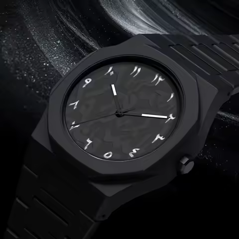 Middle Eastern popular sports watches for men and women dopamine quartz watches niche fashion waterproof stainless steel image 1