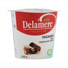 Delamere Chocolate Chips Yoghurt 250Ml image 1