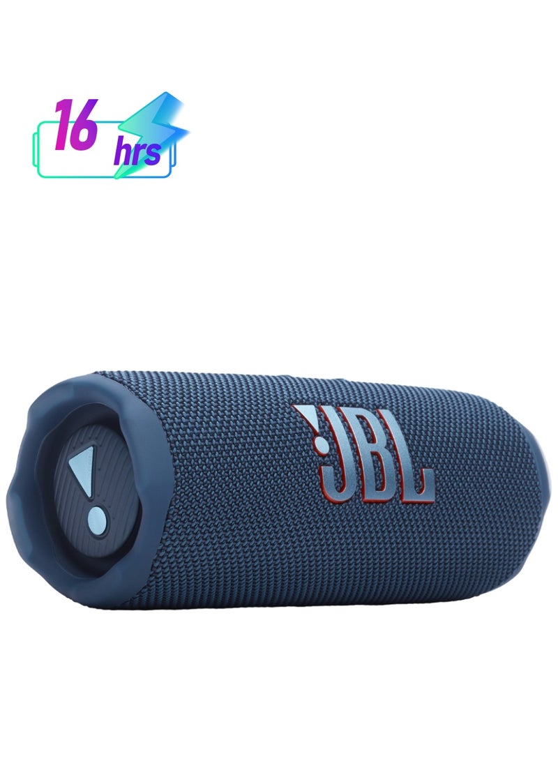 Flip 7 - Sound With Ai Sound Boost, Up To 16 Hours Of Playtime, Multi-Speaker Connection Via Auracast, And Waterproof, Dustproof, Drop-Proof Design For All Adventures Blue image 1