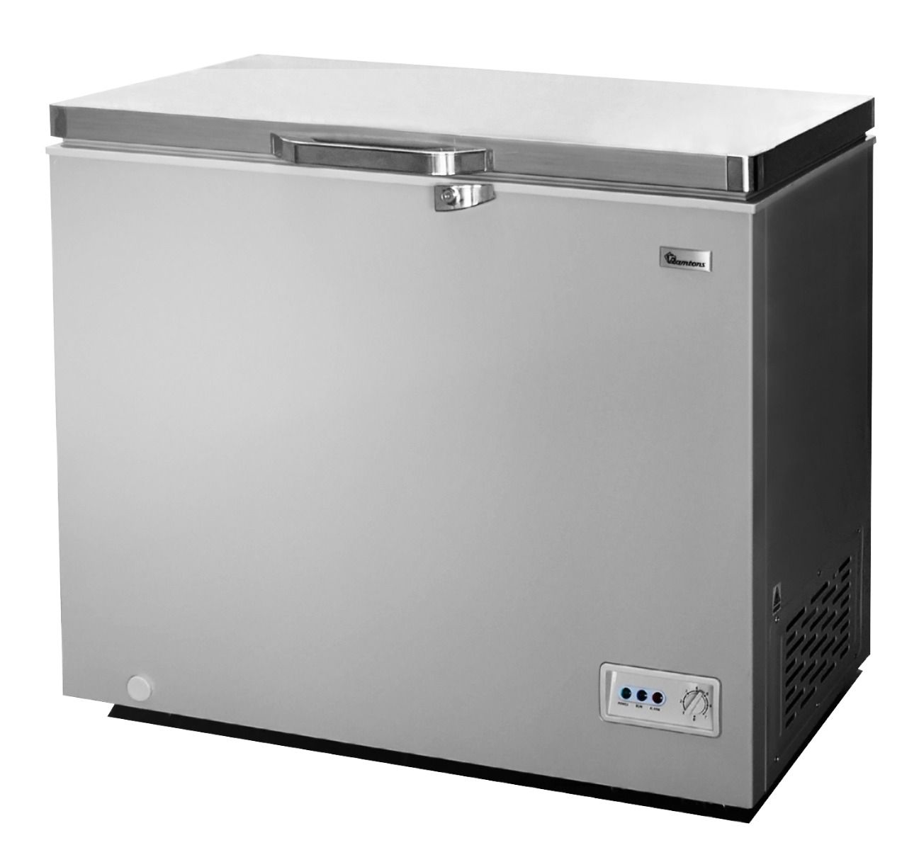 190 LITERS CHEST FREEZER, GREY- CF/237 image 1
