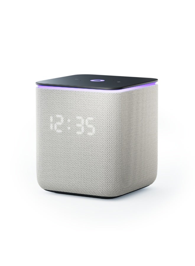 Yango Yasmina Midi | Smart AI Speaker | Premium Sound, Deep Bass & Stereo Pairing | Speaks English, Arabic | YangoPlay gift unlimited Movies, Series, Music, Quran | Kids teacher & Translator | Gray Grey image 1