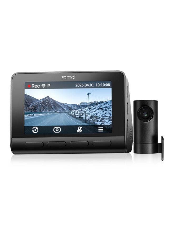 70mai A810S-2 Dash Cam 4K Front and Rear, 4K+1080P Car Camera with STARVIS 2 Sensors HDR Night Vision, 4G LTE, ADAS & WiFi 6, 24/7 Parking, Voice Cont