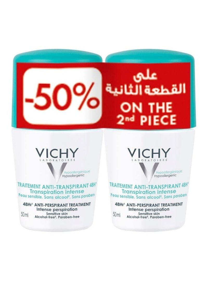 VICHY Buy 1 Anti-Prespirant Intensive Deodorant And Get 50% Off On The Second One Limited Time Offer 100ml image 2