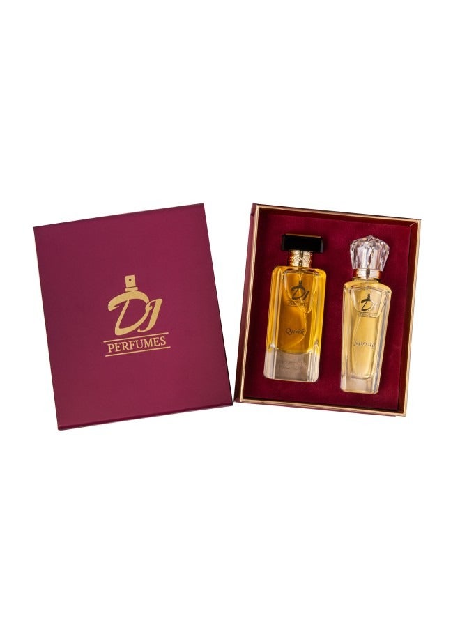 DJ Perfumes 2pcs 80ml Gift Set for Men & Women(Quirk EDP 80ml + Spring EDP 80ml) image 3
