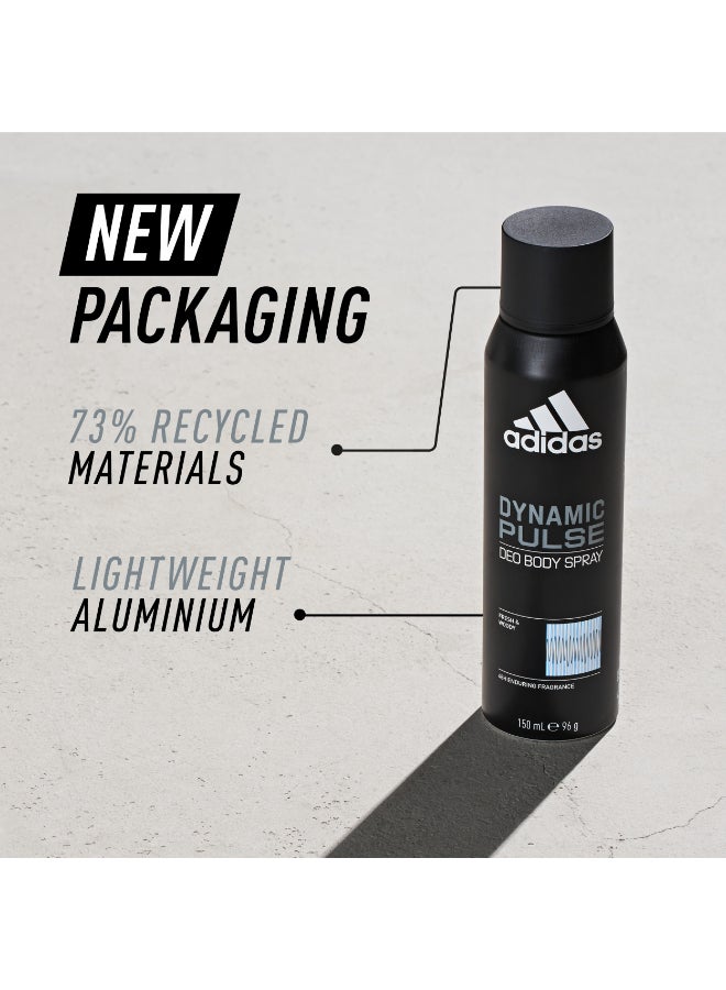 Adidas Dynamic Pulse Deodorant Body Spray Set 150ml image 4