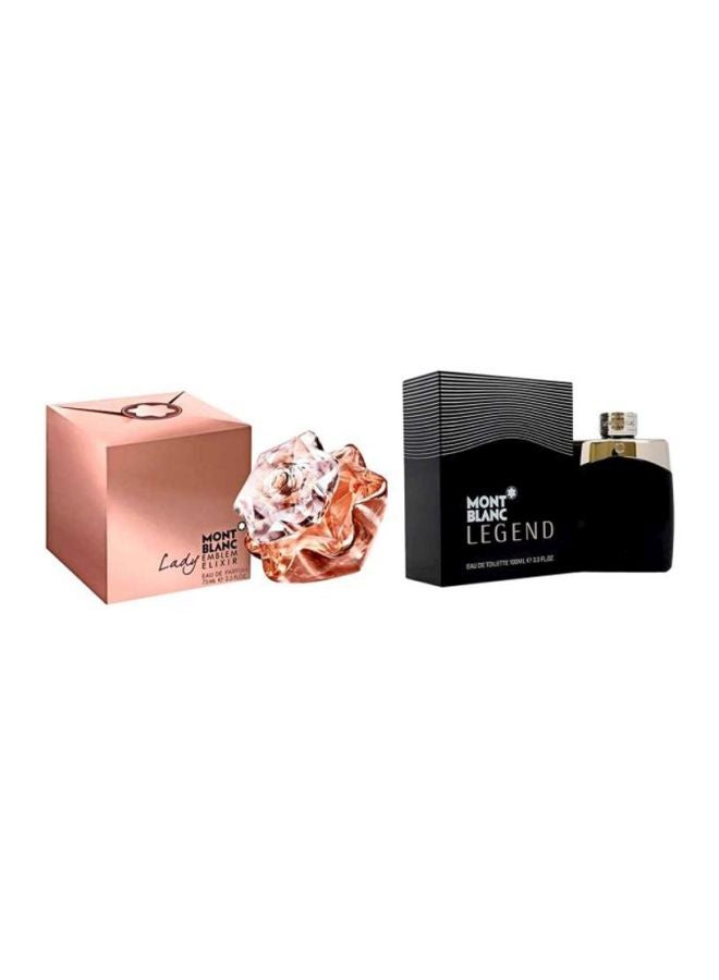 MONTBLANC Legend And Emblem Lady Elixir Gift Set EDT 100 ml, EDP 75ml image 3