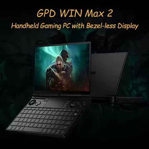 GPD WIN Max 2 2025 10.1 Inch AMD AI 9 HX 370/8840U Windows11 Gaming PC Laptop Notebook Portable Game Computer 64GB RAM 2TB Nvme image 1