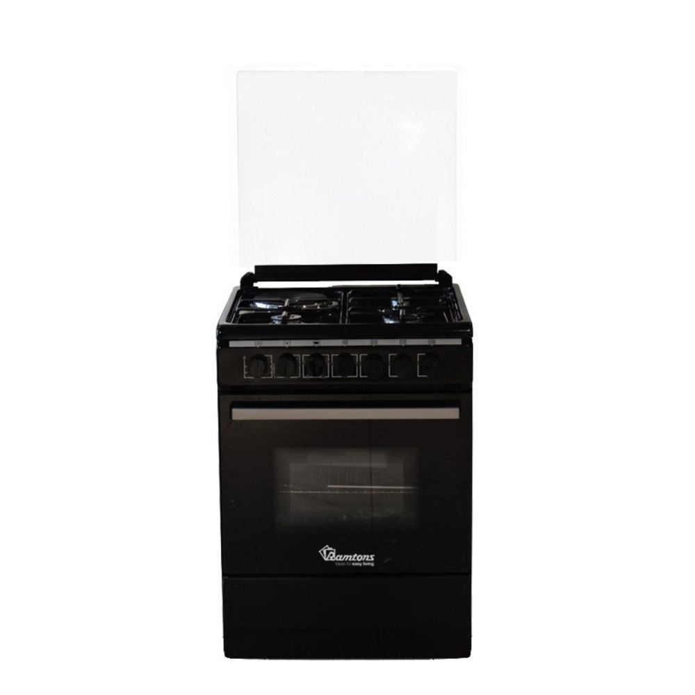 3G+1E 60X60 BLACK COOKER - RC/686 image 1