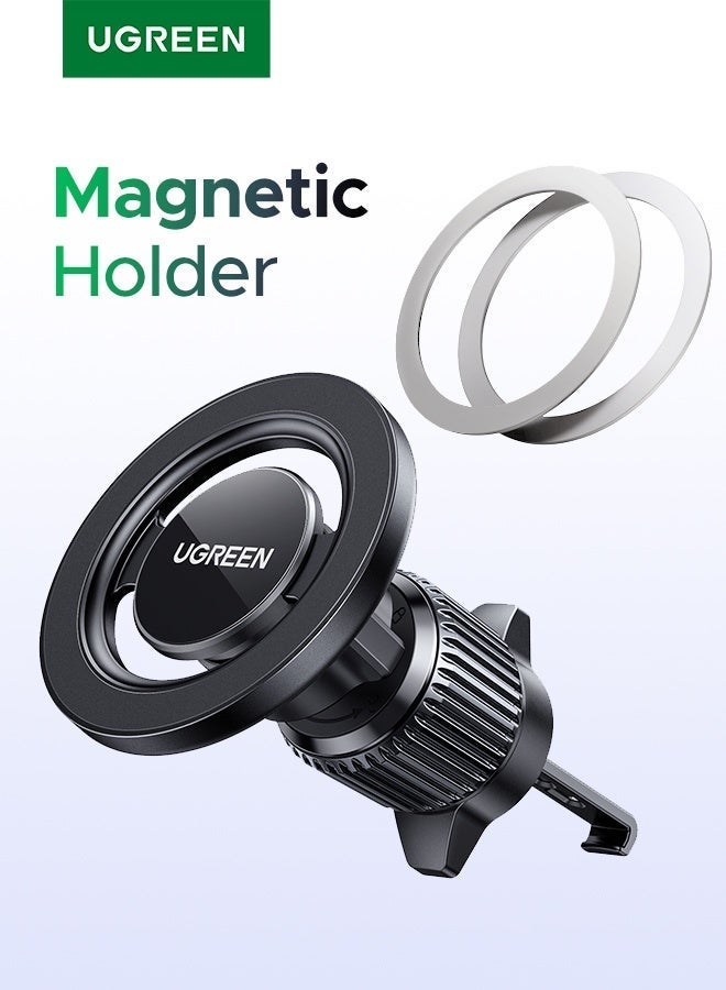 MagSafe Car Mount【20*N52 Magnet】Magnetic Phone Holder for Car, Air Vent Friendly Hook, Strong Magnet, One-hand Operation, 360° Rotate, for Galaxy S26/
