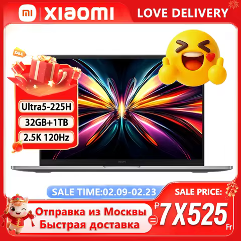 【Russia Stock】REDMI Book Pro 16 2025 Intel Arc Graphics Ultra5-225H 32GB+1TB 16inch 2.5K 120Hz Screen image 1