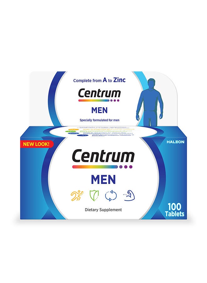 Centrum Men Specially Formulated Multivitamin for Men, 100 Tablets