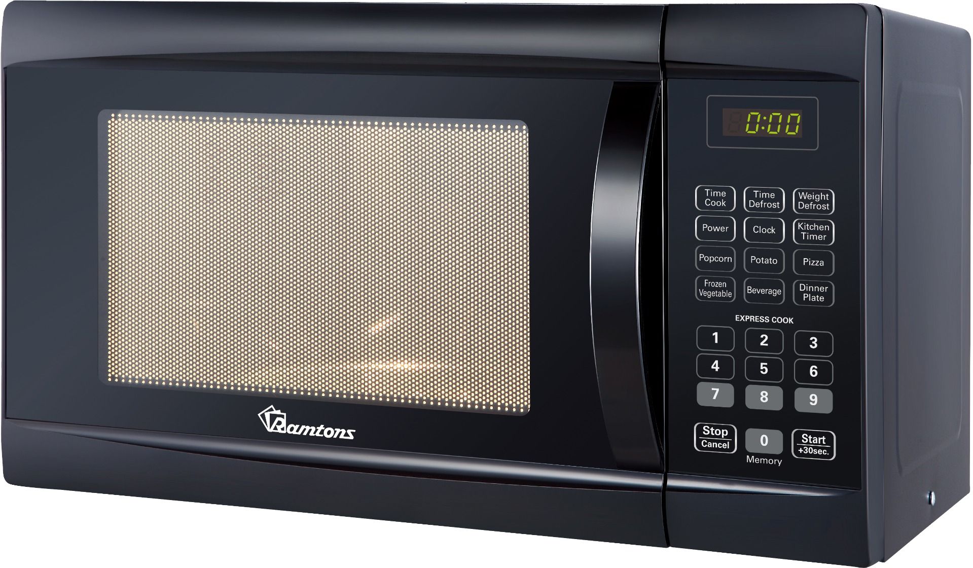 23 LITRES DIGITAL  MICROWAVE BLACK - RM/588