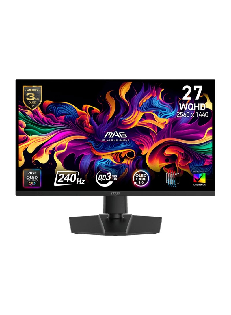 MAG 272QP QD-OLED X50 26.5inch 500Hz QHD QD-OLED Gaming Monitor image 1