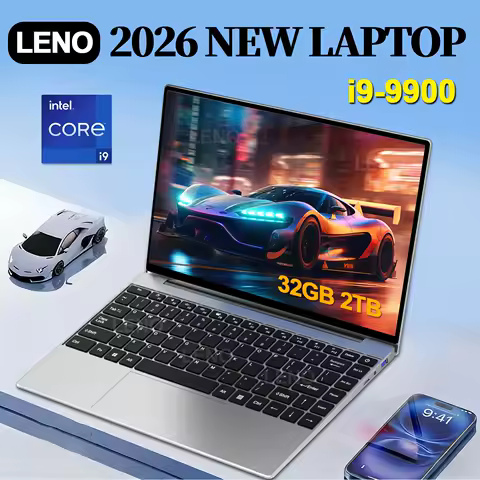 LENO 2026 NEW 14.1" Laptop Intel Core i9-9900 32GB 2TB Gaming Computer PC Windows11 Gamer office Ultra Slim Notebook 1920*1080 image 1