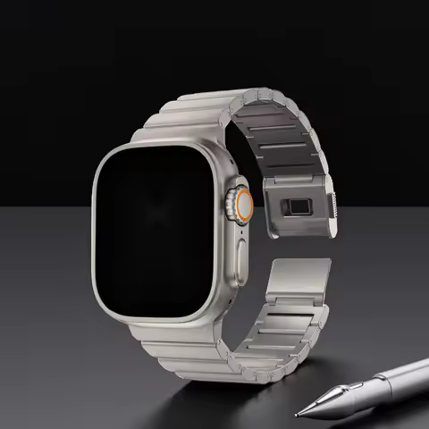 URVOI Titanium Band for Apple Watch Ultra 3 2 Series 11 10 9 8 7 6 SE strap for iWatch Magnet Closure wristband 46 49mm image 1