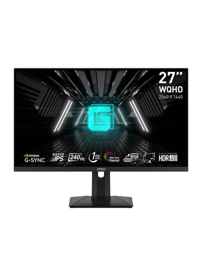 G274QPX Gaming Monitor, 27" WQHD Rapid IPS, 240Hz Refresh Rate, 1ms (GtG) Response Time, NVIDIA G-Sync Technology, 1.07B Color Support, Narrow Edge-to-Edge Bezel, Black Black image 1
