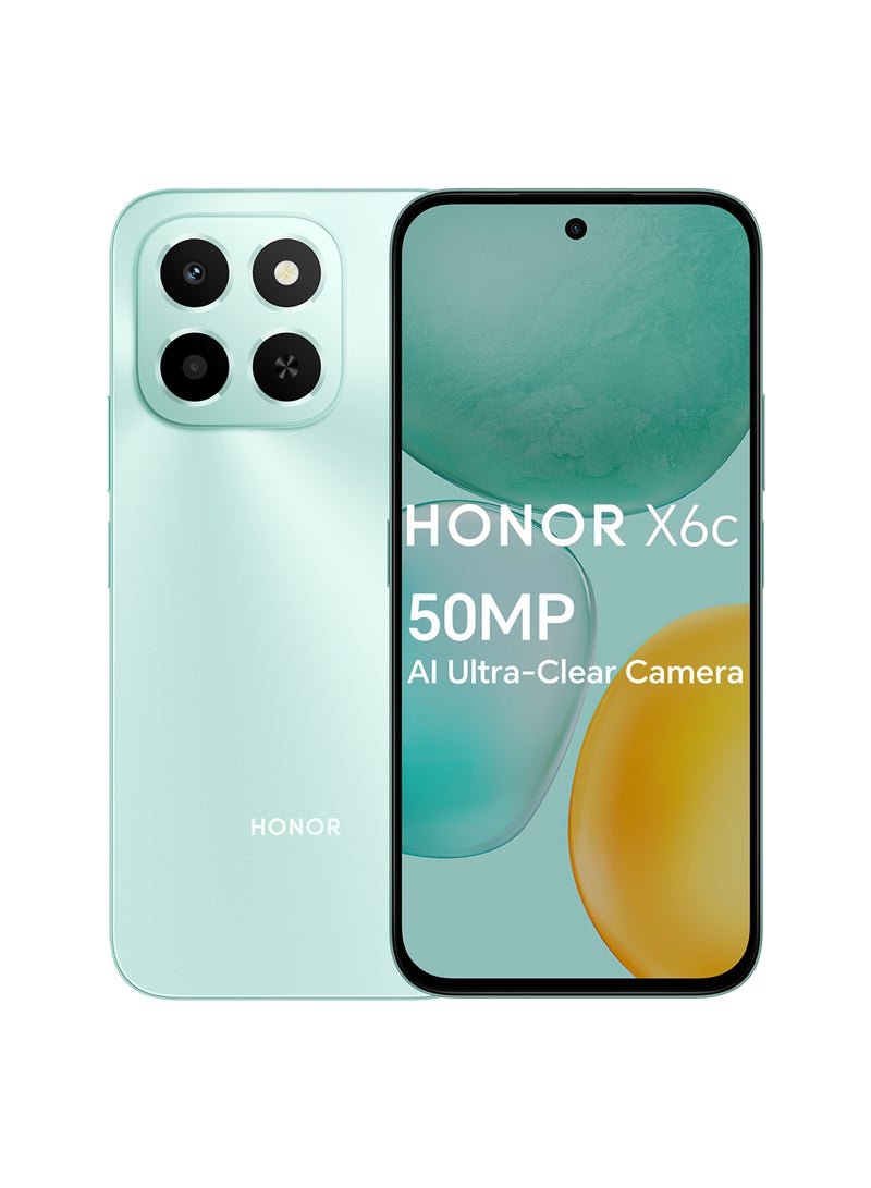 X6c Dual SIM 4G Ocean Cyan 6GB RAM 256GB - Middle East Version image 1