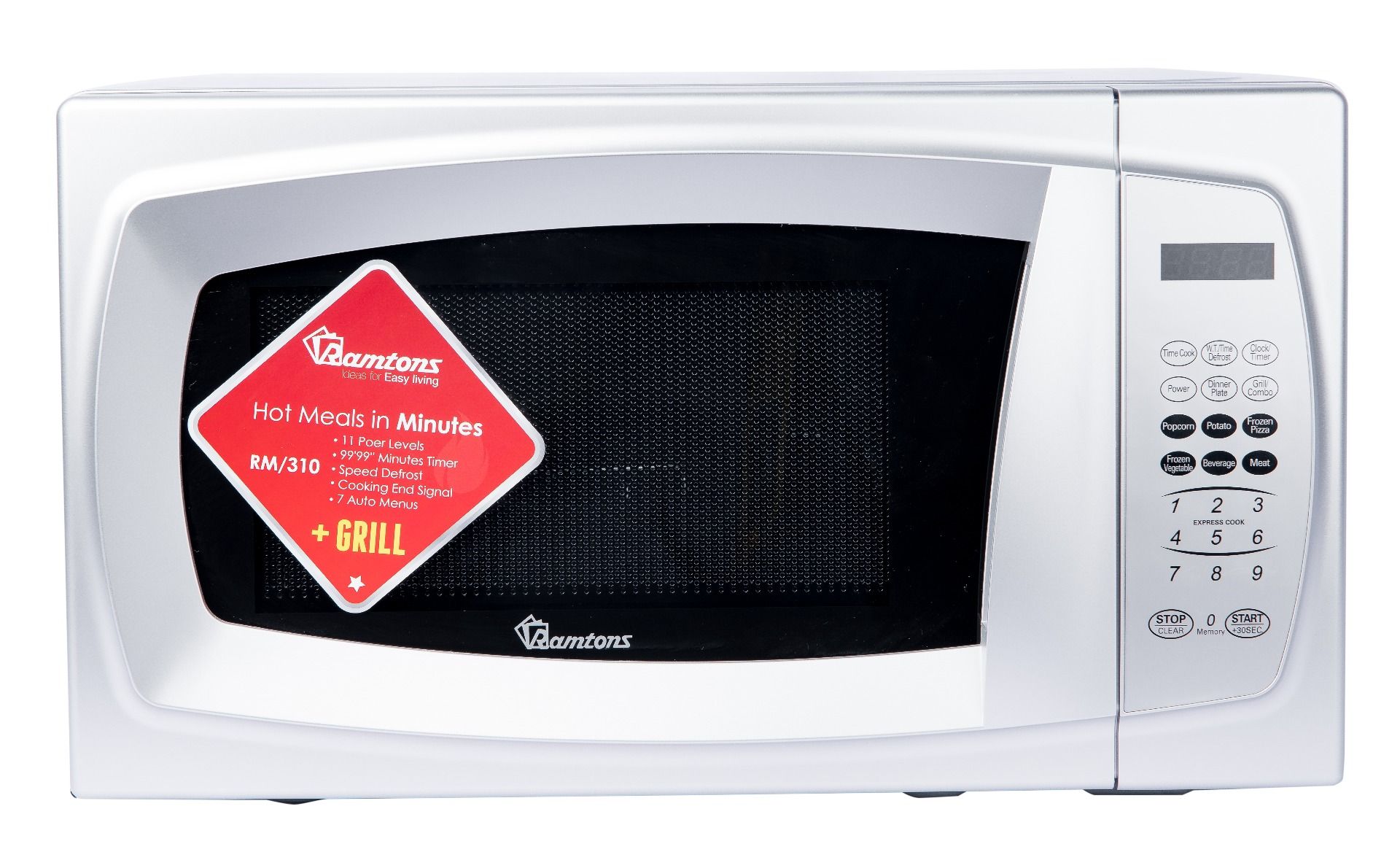 20 LITERS MICROWAVE+GRILL SILVER- RM/310