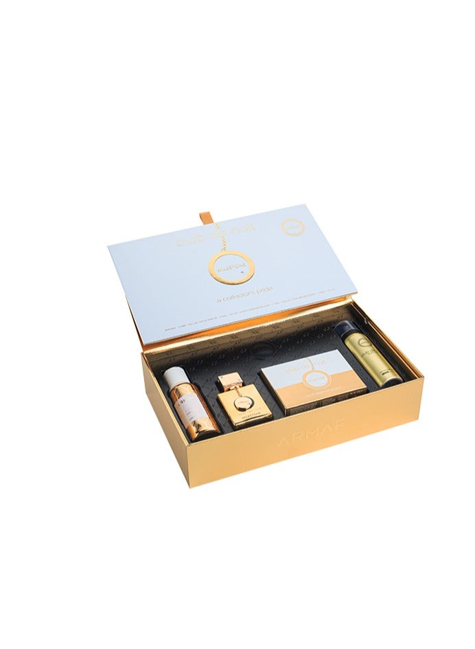 Armaf Club De Nuit Milestone 4 Pieces Gift Set For Unisex, Eau De Parfum 105ml, Perfume Body Spray 50ml, Shampoo 250ml, Shower Gel 100ml, perfumes for men & women image 2