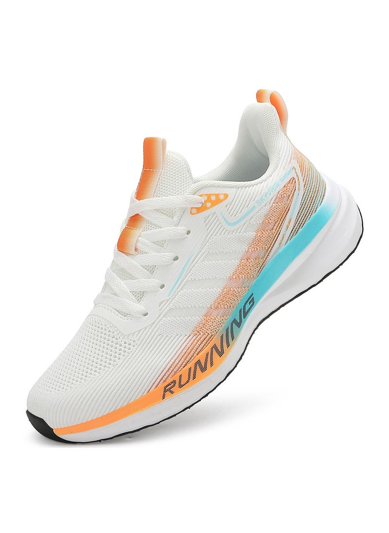 Sky View Men's Colorblock Sneakers Wide Walking Shoes Lightweight Slip on Sneakers Breathable Wide Athletic Running Shoes For Men image 1