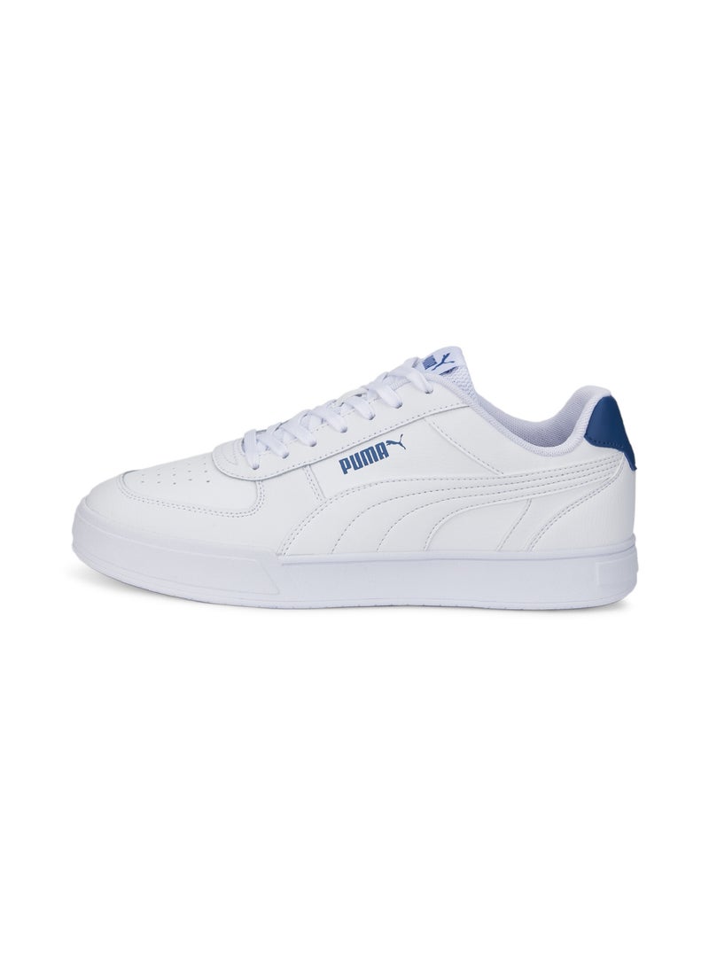 Caven Mens White Trainers image 1