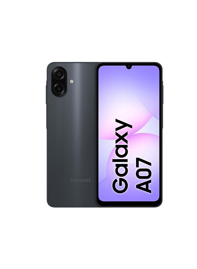 Galaxy A07 Dual SIM Black 4GB 64GB 4G - Middle East Version image 1