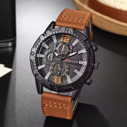 Top Brand Watch For Men Fashion Watches Leather Strap Clock Man Wristwatch Gift Relogio Masculino Reloj Hombres image 1
